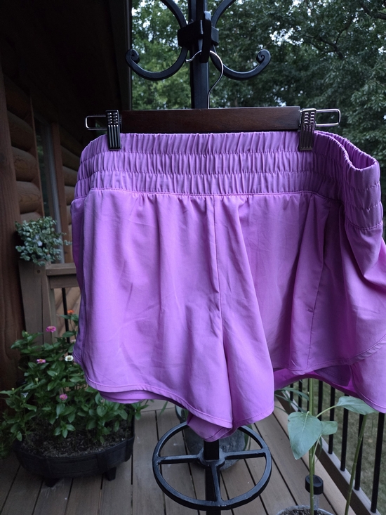 Avia Pants - Avia Lavender Pink Athletic Shorts With Legging Shorts Attached